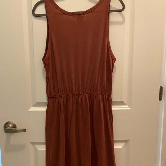 H&M Light Brown Cotton Tank Dress - Picture 2 of 2